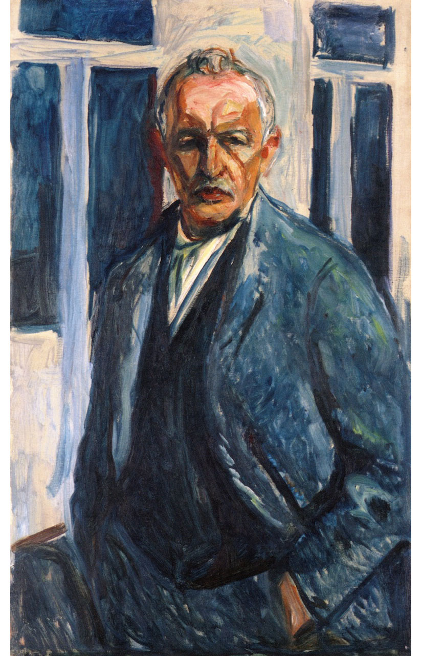 Эдвард Мунк. "Автопортрет с руками в карманах". 1926. Музей Мунка, Осло.